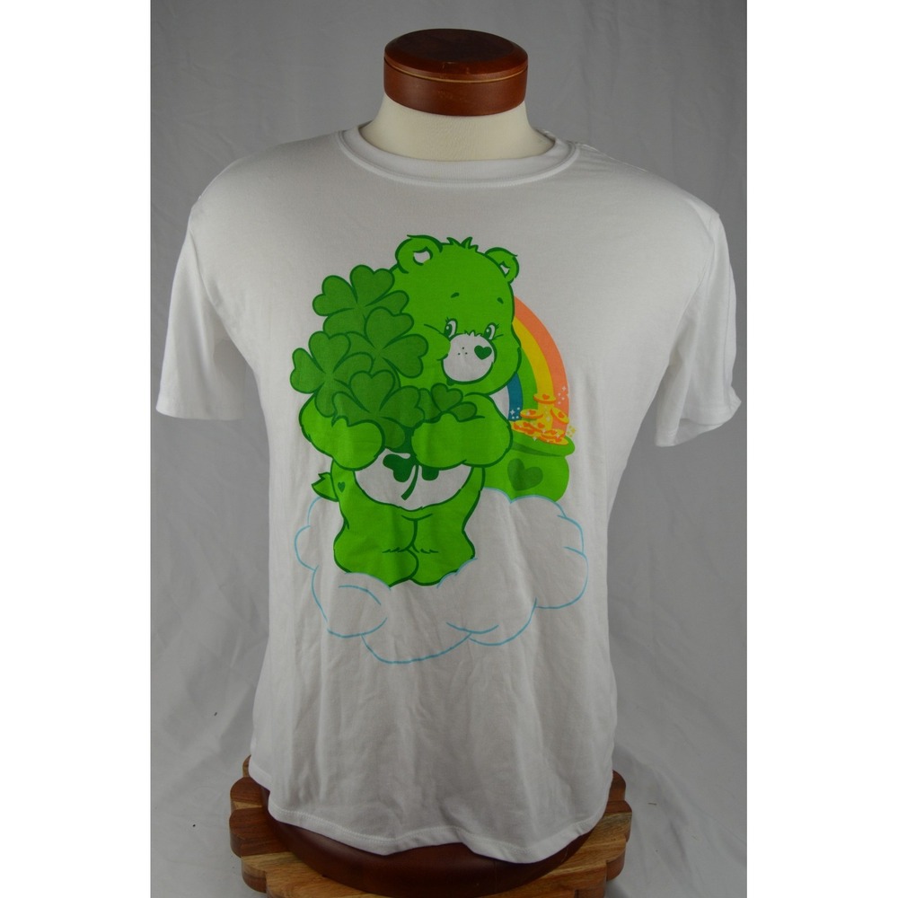 Care Bears Good Luck Bear Women's Short Sleeve T-Shirt white - Size Large